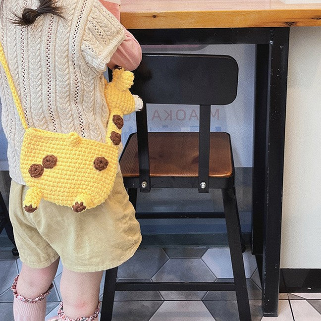 Crocheted Giraffe Storage Bag