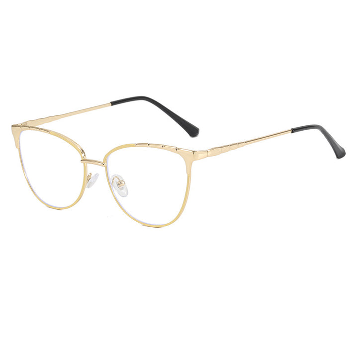 Ladies Cat-Eye Glasses with Fine Metal Accents Kalsten
