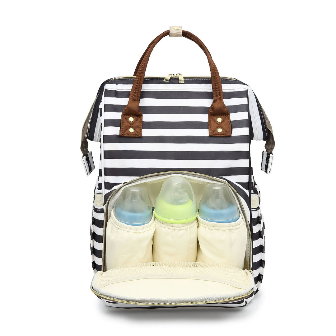 Stylish Striped Backpack Kalsten