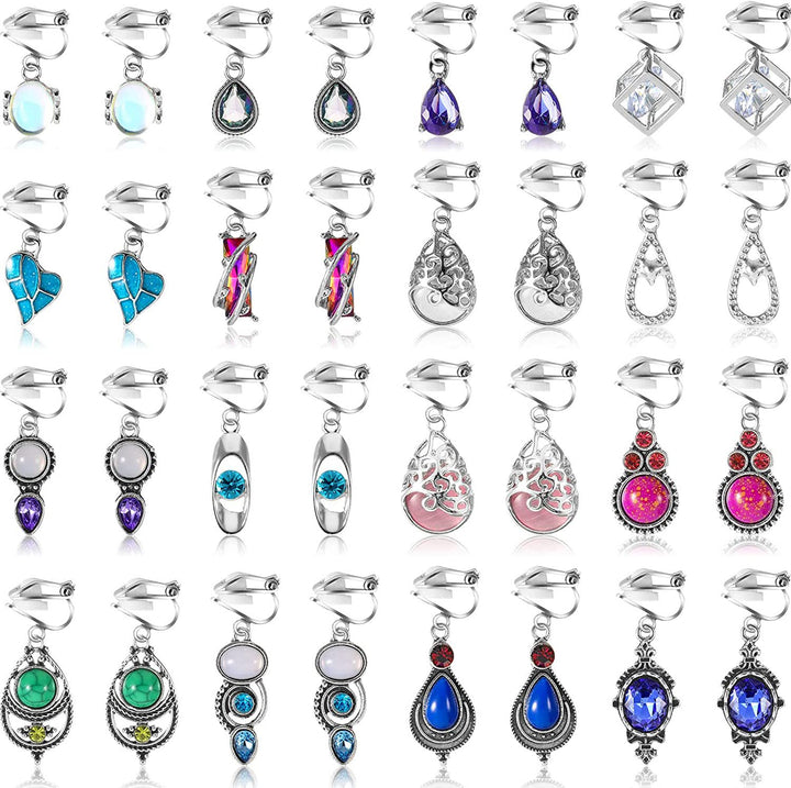 Colorful Crystal Drop Earrings Kalsten