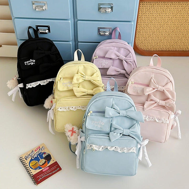 Cute Bow-Detail Backpack Kalsten