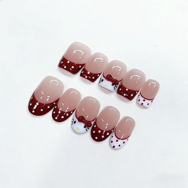 Cute Cartoon-Themed Press-On Nails Kalsten