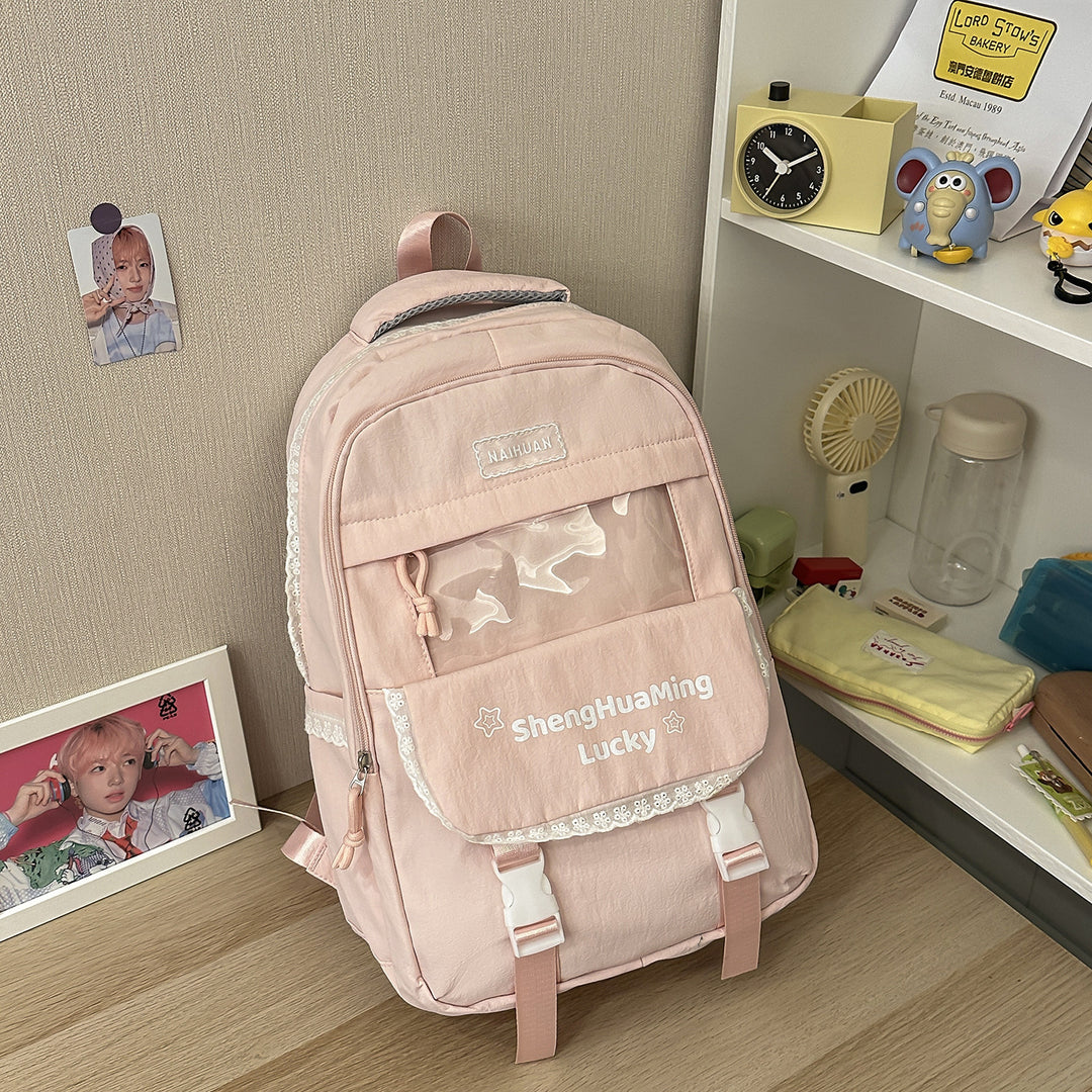 Transparent Window Backpack Kalsten