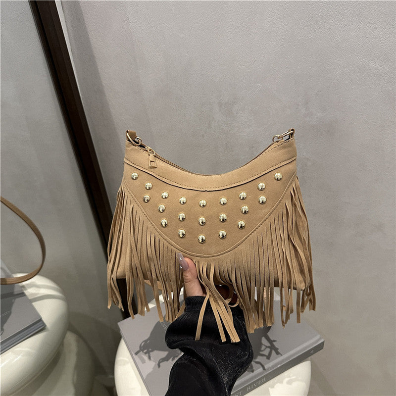 Decorative Fringe Crossbody Bag Kalsten