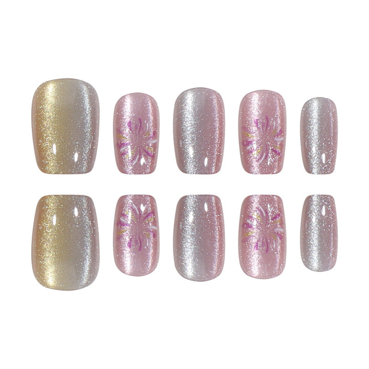 Decorative Glitter Press-On Nails Kalsten