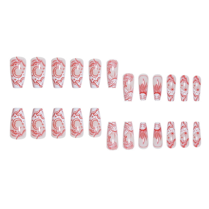 Artistic Long Press-On Nail Extensions Kalsten 1787913911