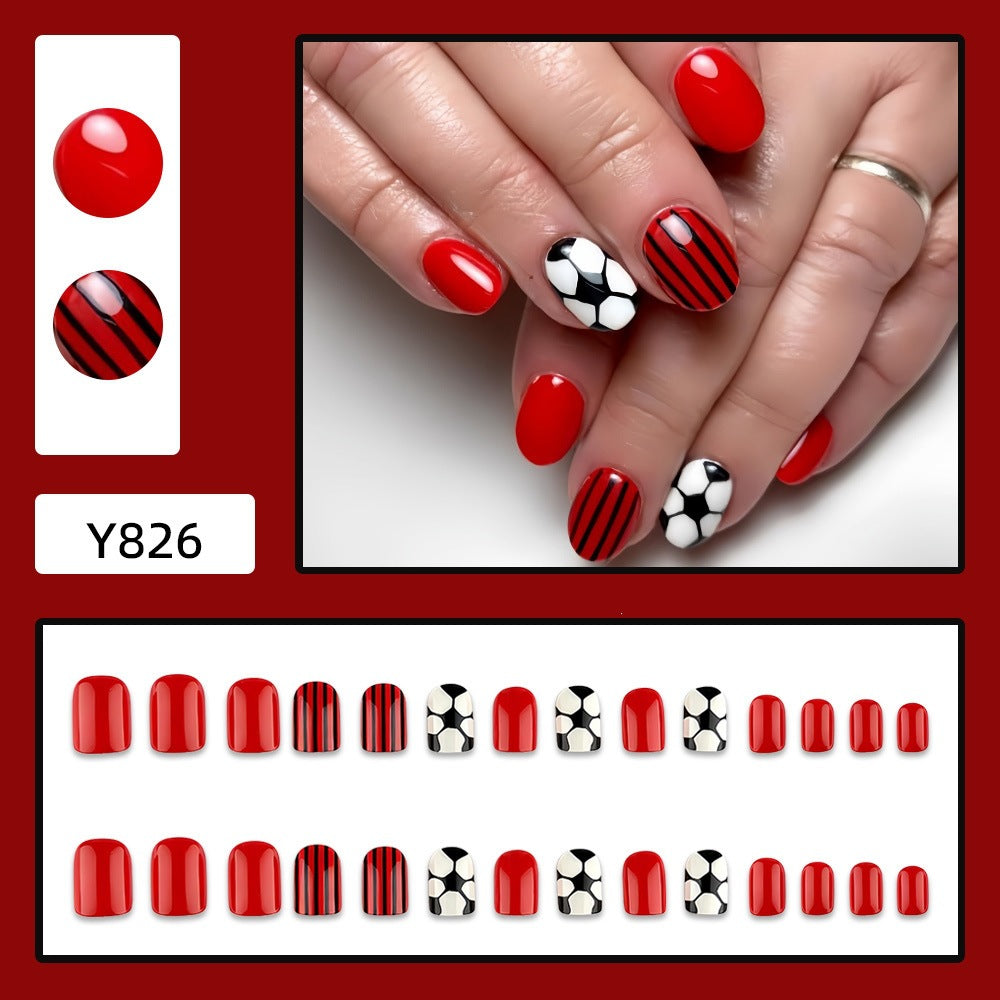 Creative football nail designs Kalsten