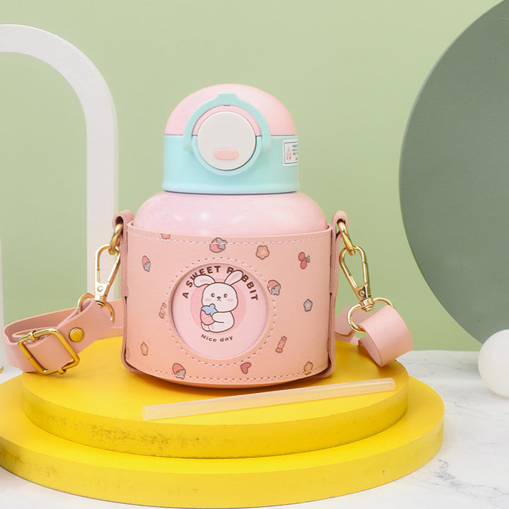 Insulated water bottle with wireless carrying system and cute design Kalsten