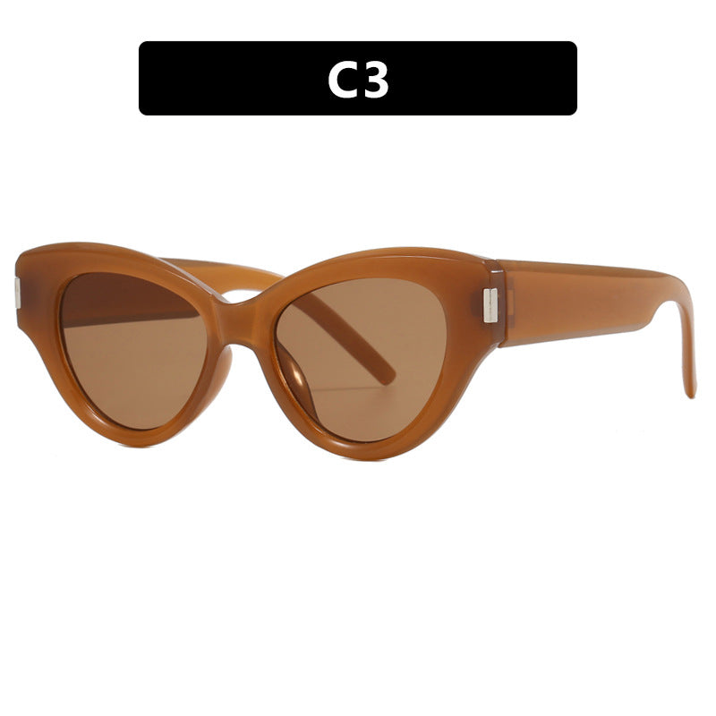 Ladies stylish Cat-Eye sunglasses with transparent frame Kalsten