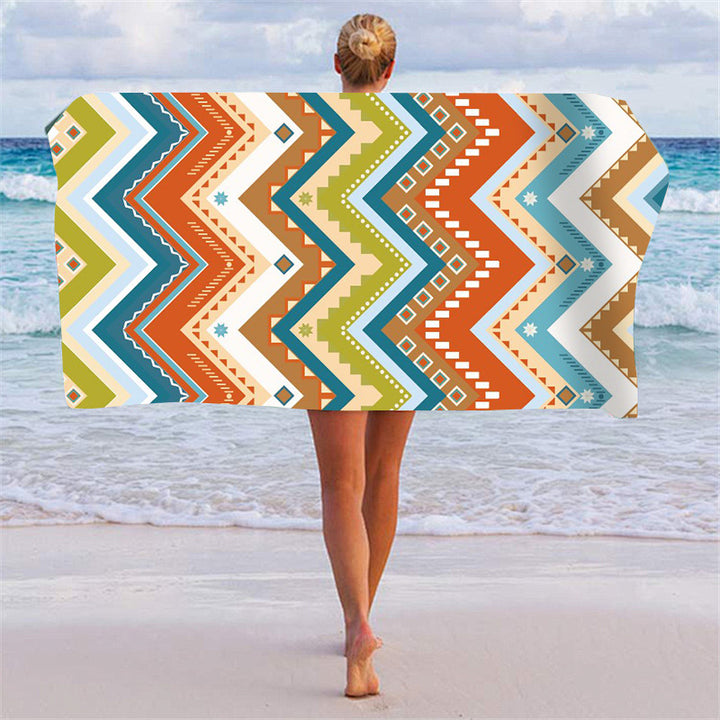 Beach towel with unique geometric pattern Kalsten