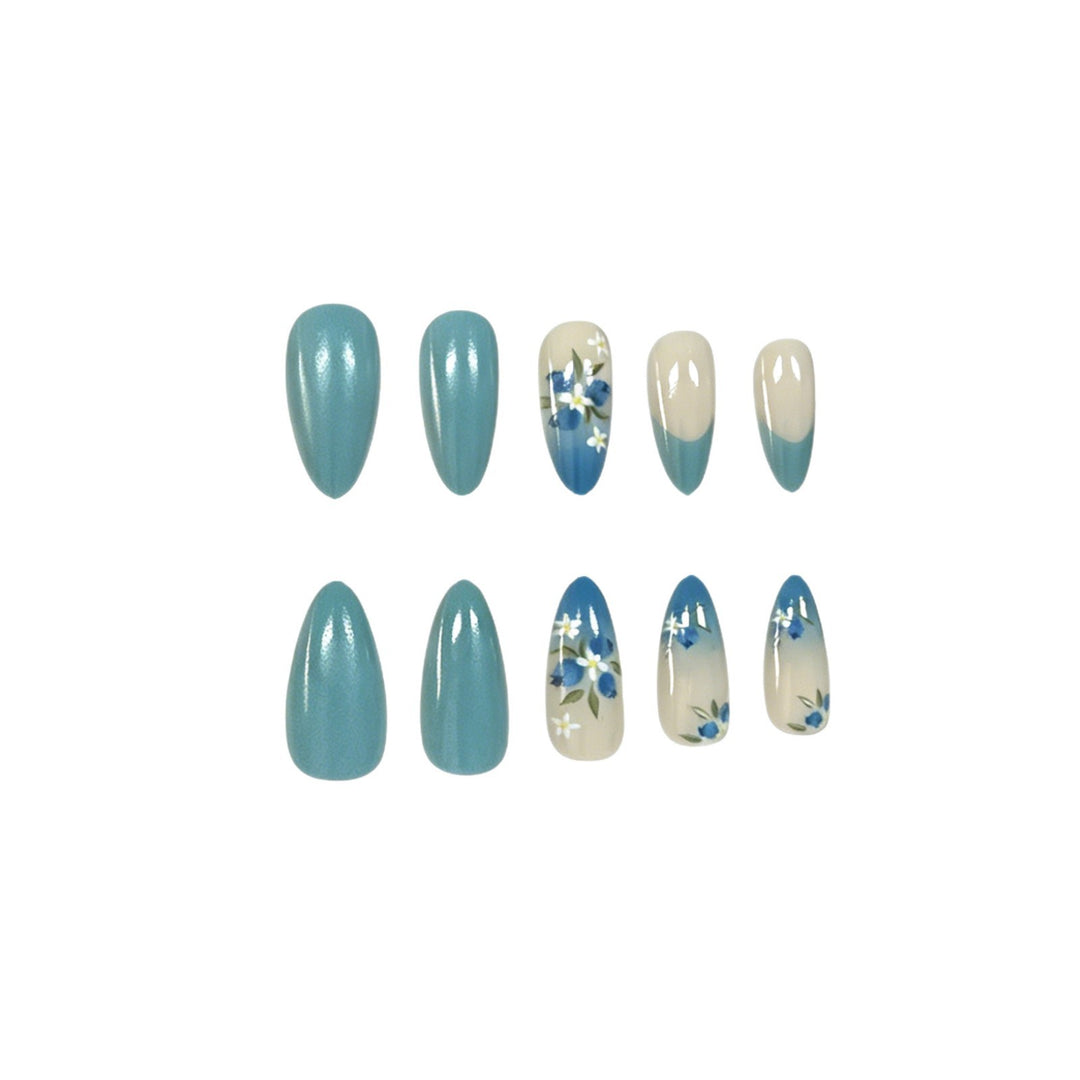 Floral Acrylic Nail Enhancements Kalsten