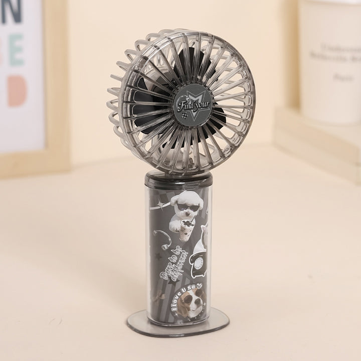 Ladies portable cooling fan with playful animal design Kalsten