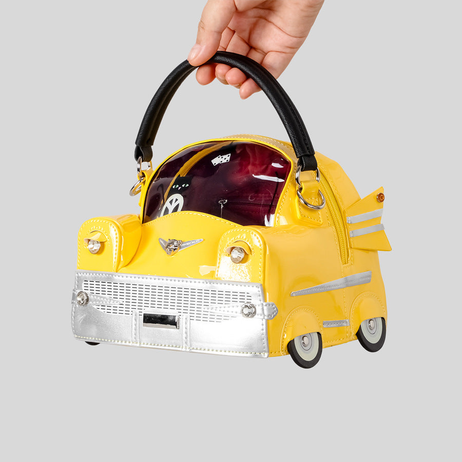 Playful Taxi-Shaped Handbag