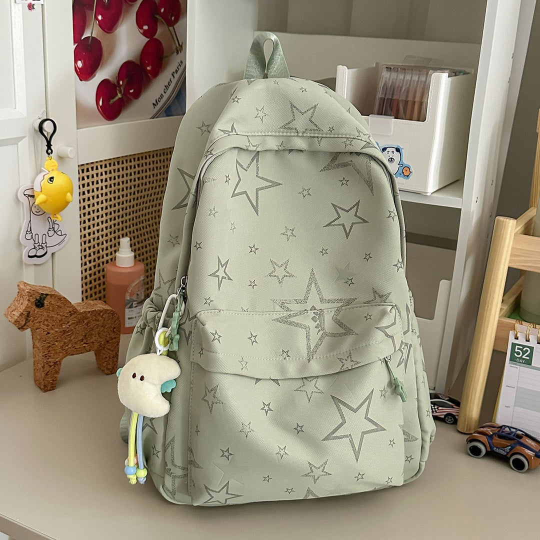 Backpack with Sparkling Stars Pattern Kalsten