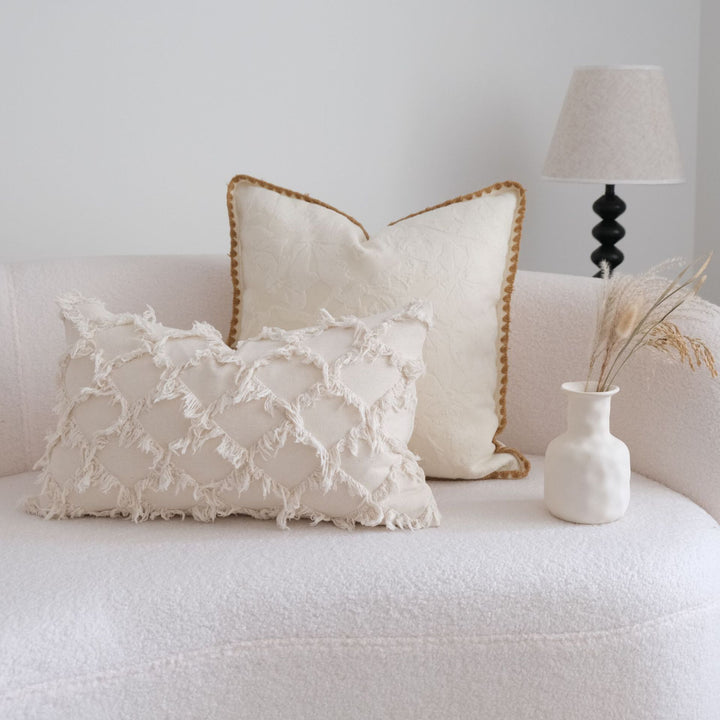 Bohemian Fringe Accent Pillow for Home Decor