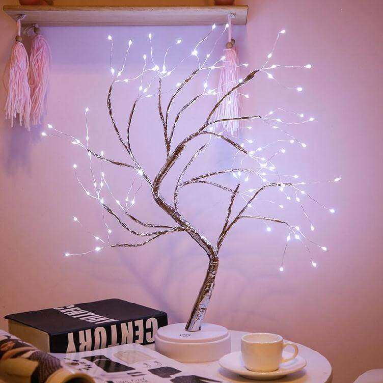 LED Table Lamp with Colourful Tree Lights | Kalsten
