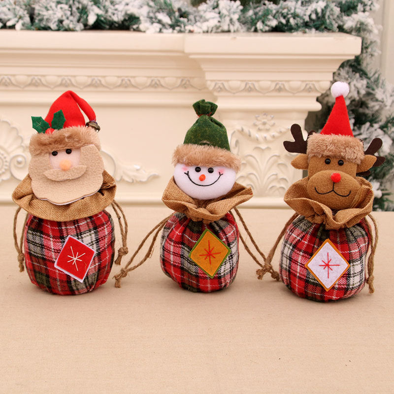 Festive Plush Bear Gift Bag Kalsten