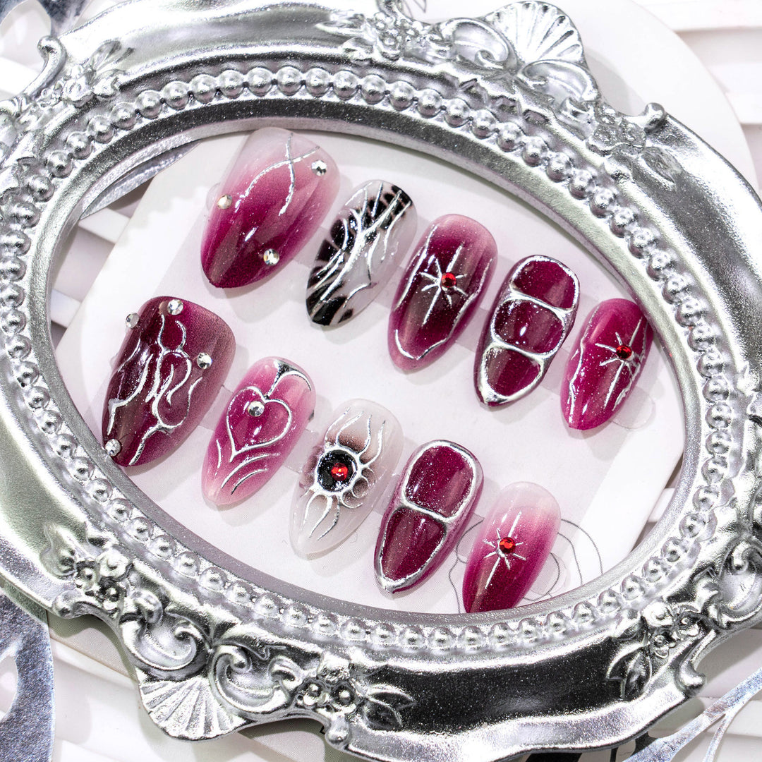 Artistic Gothic Press-On Nails