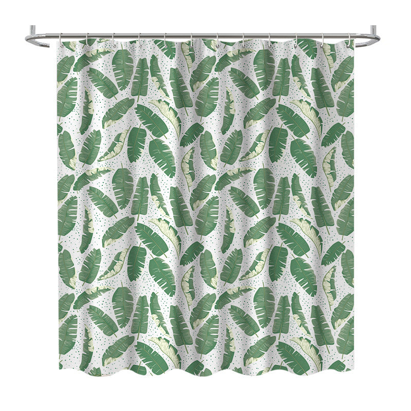 Leaf Print Shower Curtain Kalsten