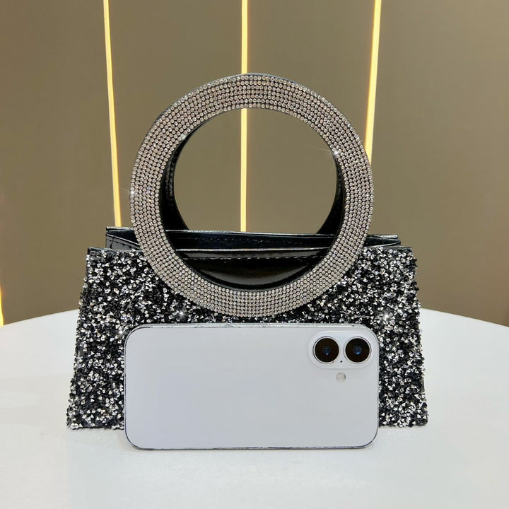 Sparkling Structured Evening Handbag