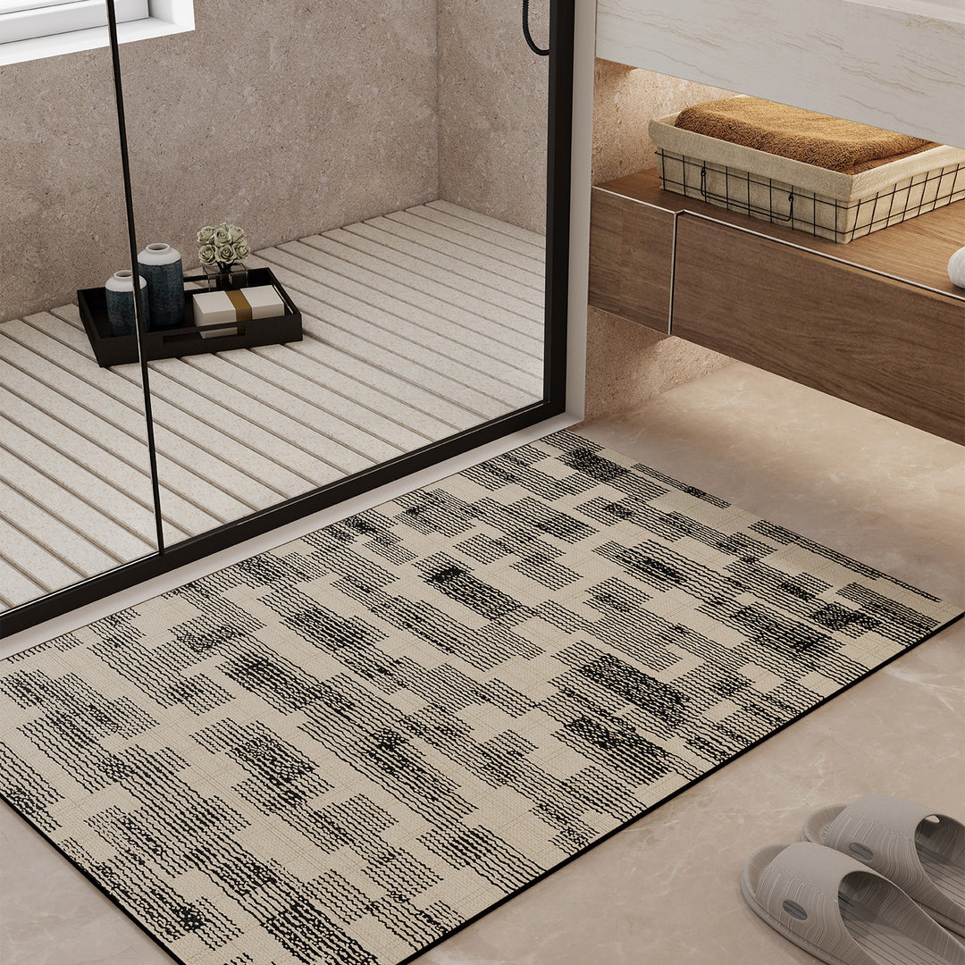 Geometric Pattern Bath Mat Kalsten