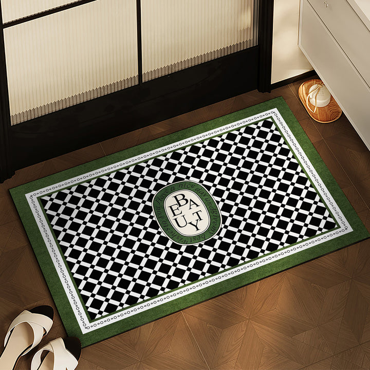 Decorative Engraved Floor Mat