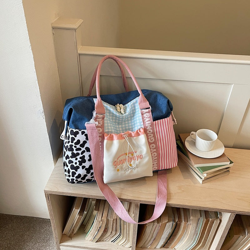 Stylish Multi-Colored Travel Duffel Bag Kalsten