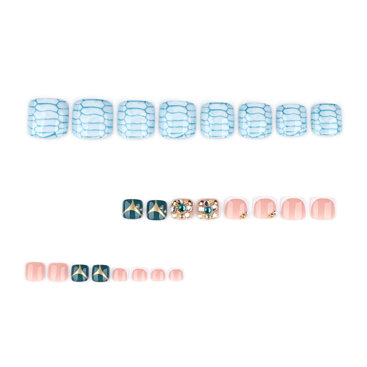 Artful toenail decoration Kalsten