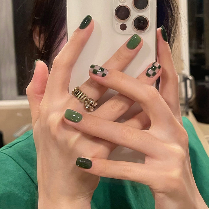 Modern Geometric Press-On Nails