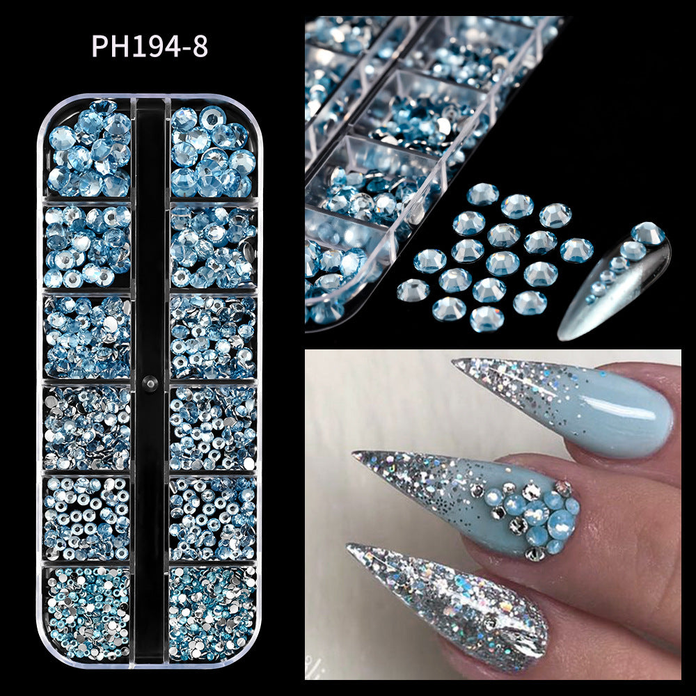 Premium Rhinestone Nail Art Decoration Kit