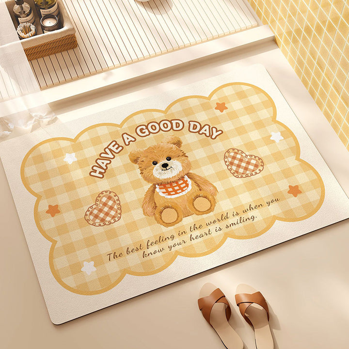 Cute Animal-Themed Plush Floor Mat Kalsten