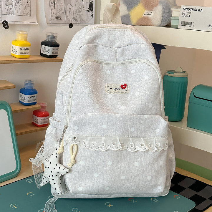 Trendy Star-Print School Backpack Kalsten
