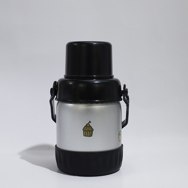 Women insulated thermos bottle with colorful muffin motif Kalsten
