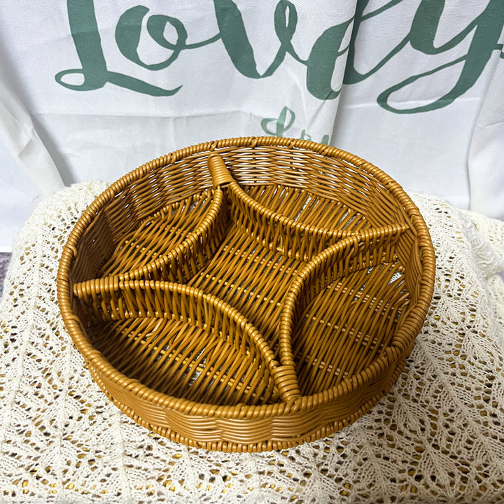 Round Woven Organizer Basket Kalsten