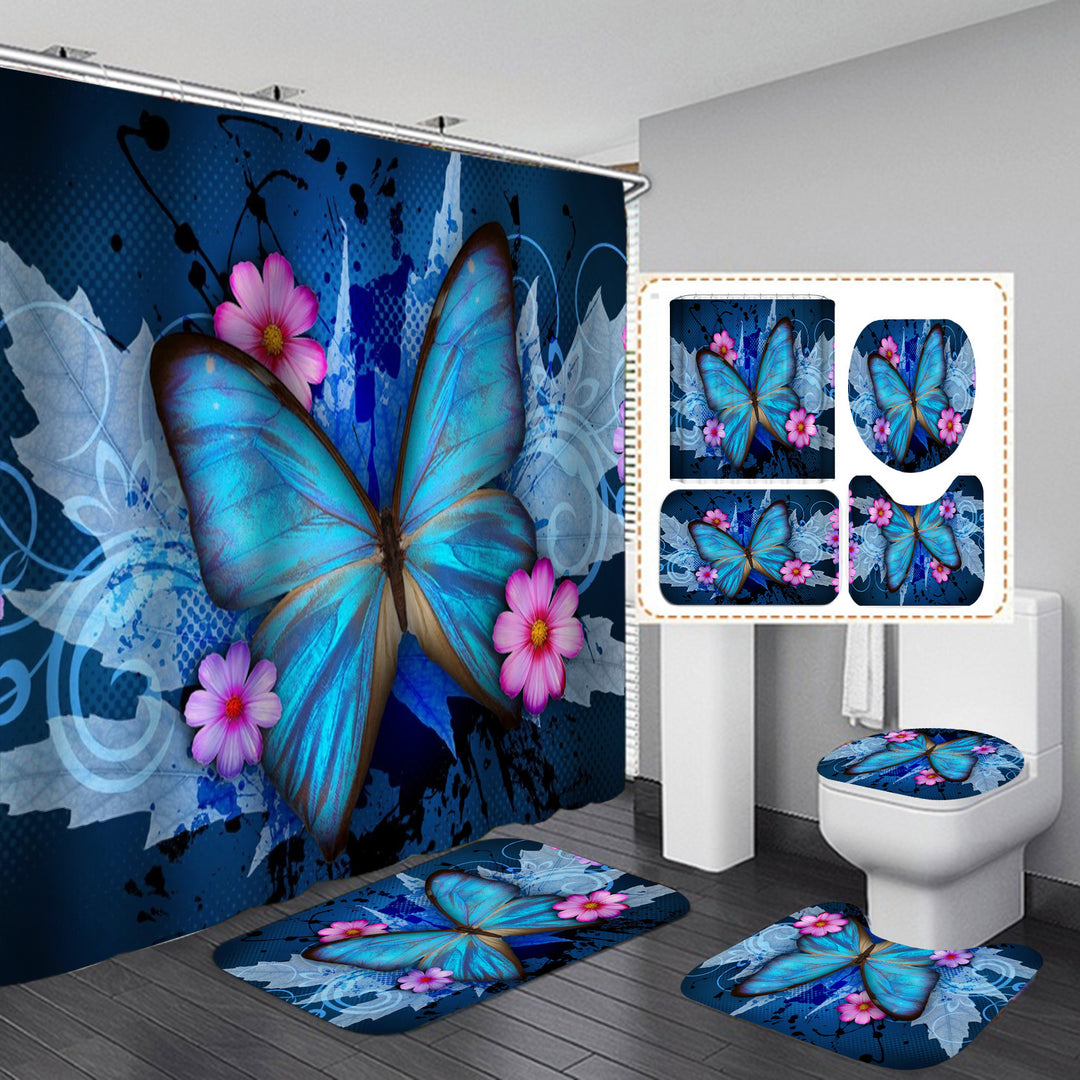 Butterfly-Themed Bathroom Decor Set Kalsten