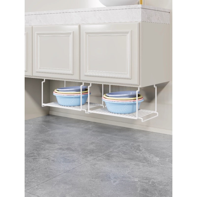 Under-Cabinet Hanging Sliding Wire Storage Shelf