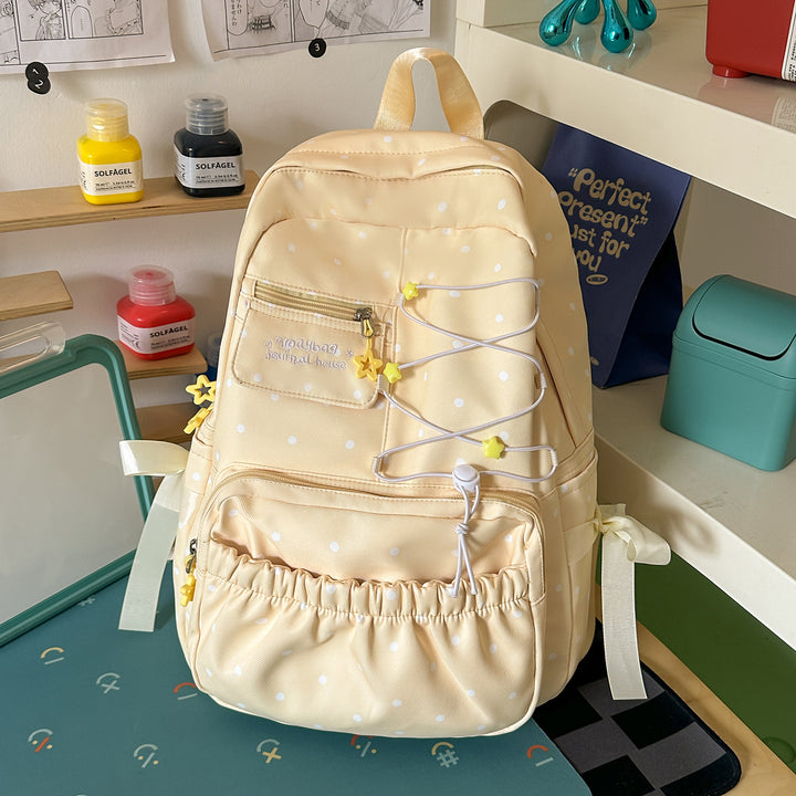 Cute Polka Dot Design Backpack Kalsten