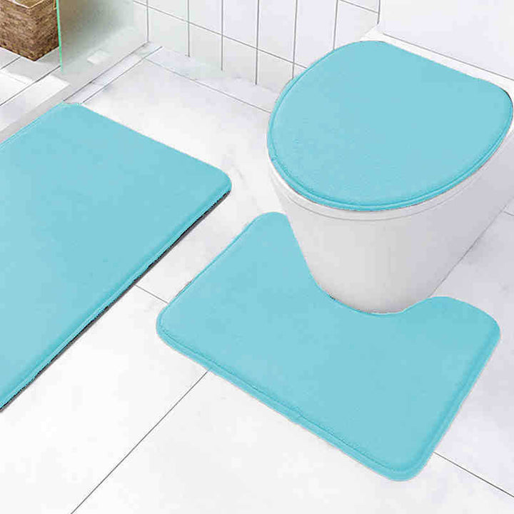 Plush 2-Piece Bathroom Mat Set