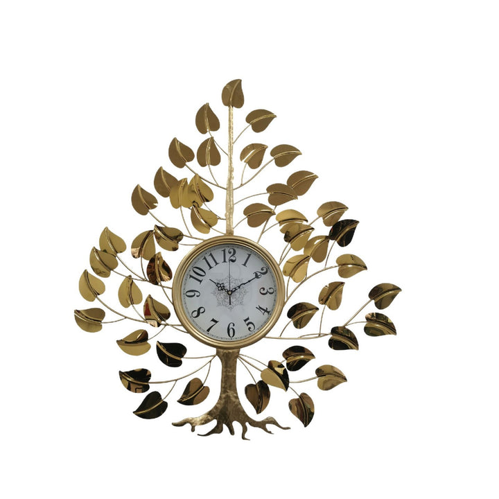 Decorative Wall Clock with Floral Design Kalsten