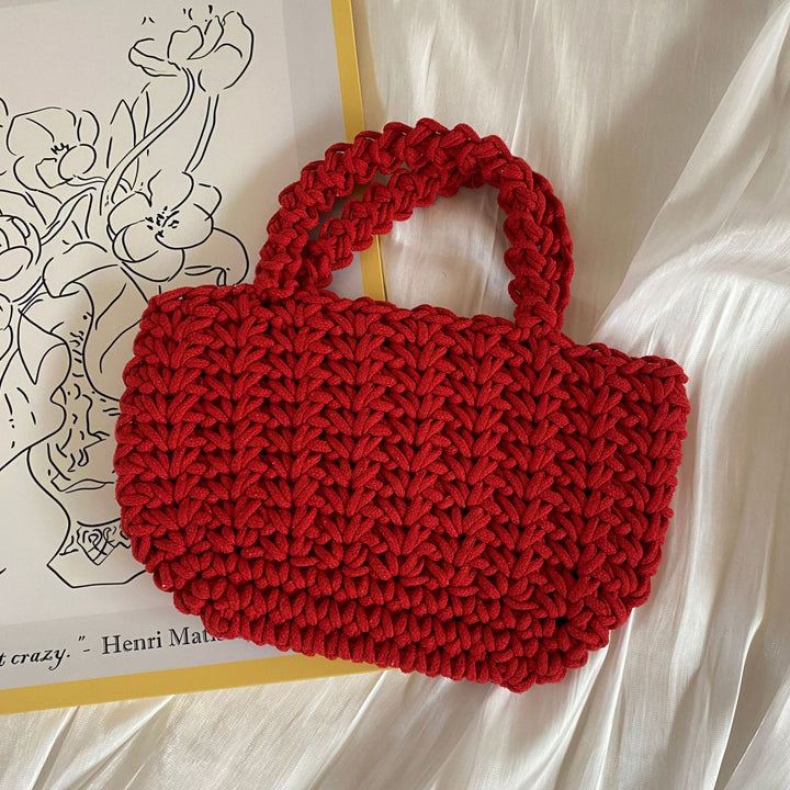 Hand-knotted cotton bag Kalsten