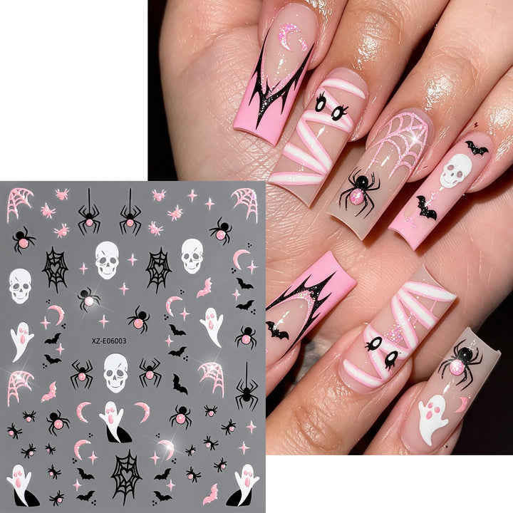 Halloween-Themed Nail Art Sticker Set  1791507032