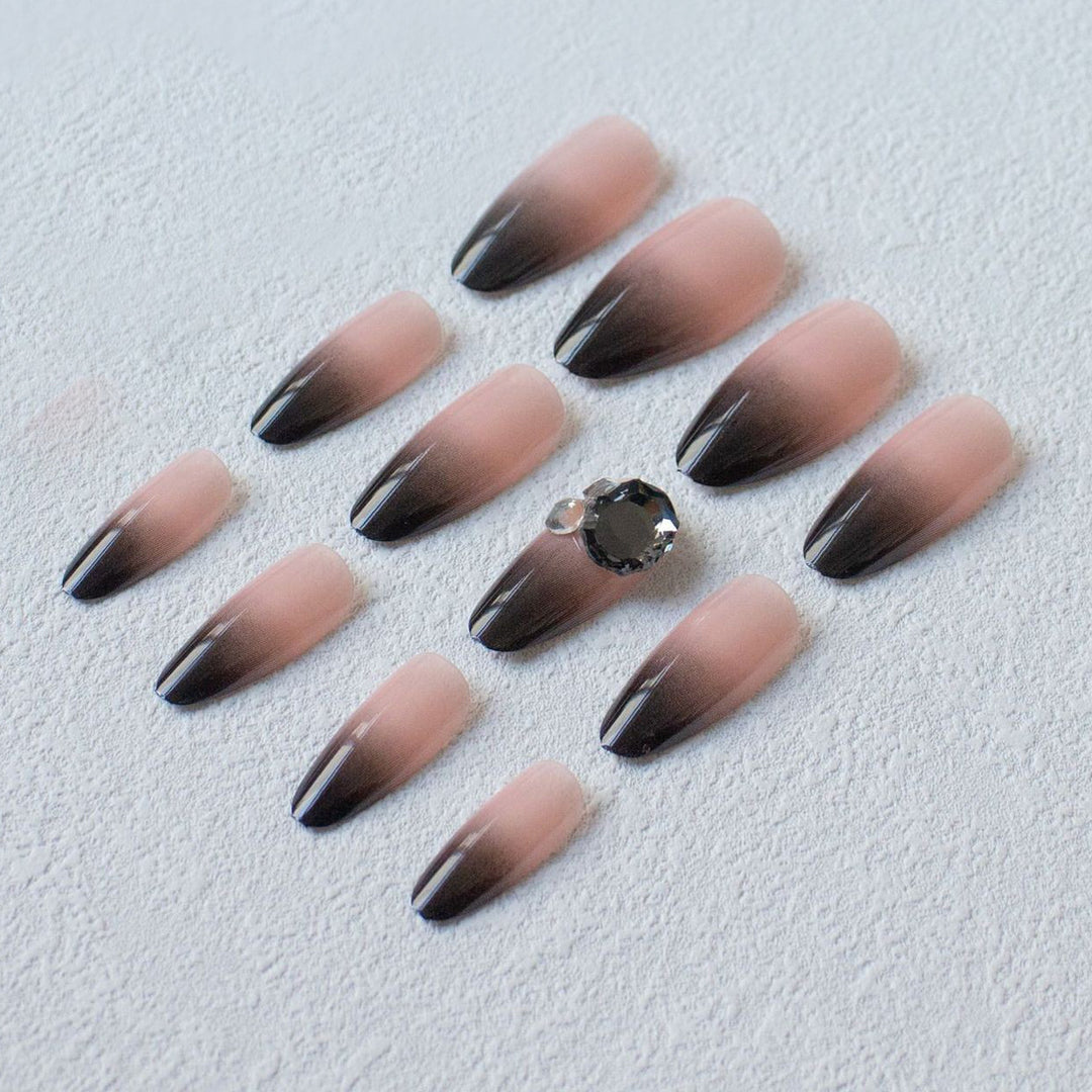 Elegant Ombre Stiletto Nail Art Set