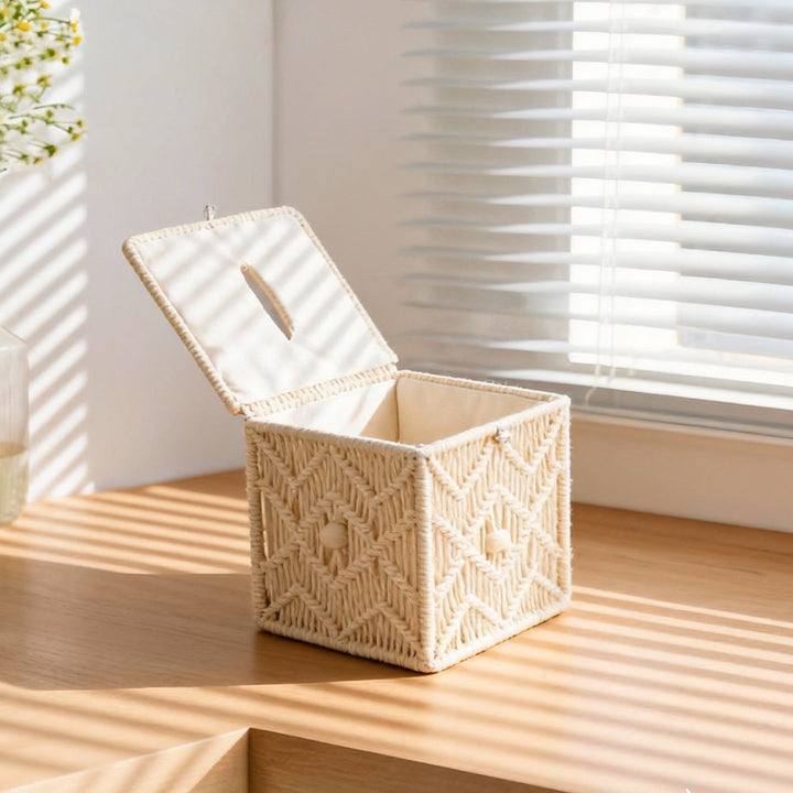 Macrame Storage Box Kalsten