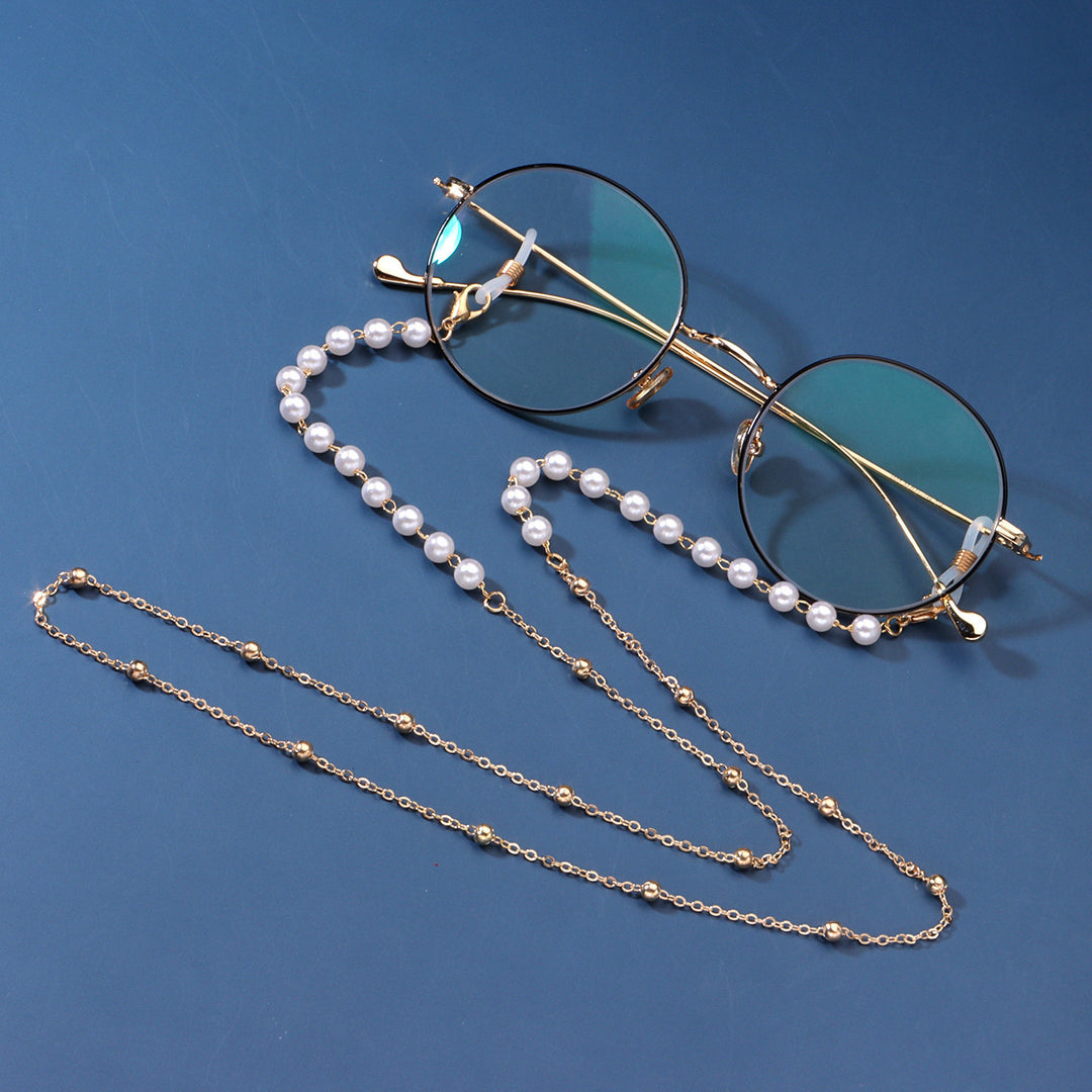 Crystal-Accented Eyewear Chain Kalsten