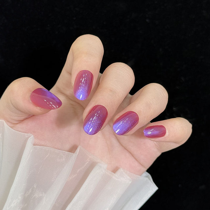 Ombre Glossy Nail Art