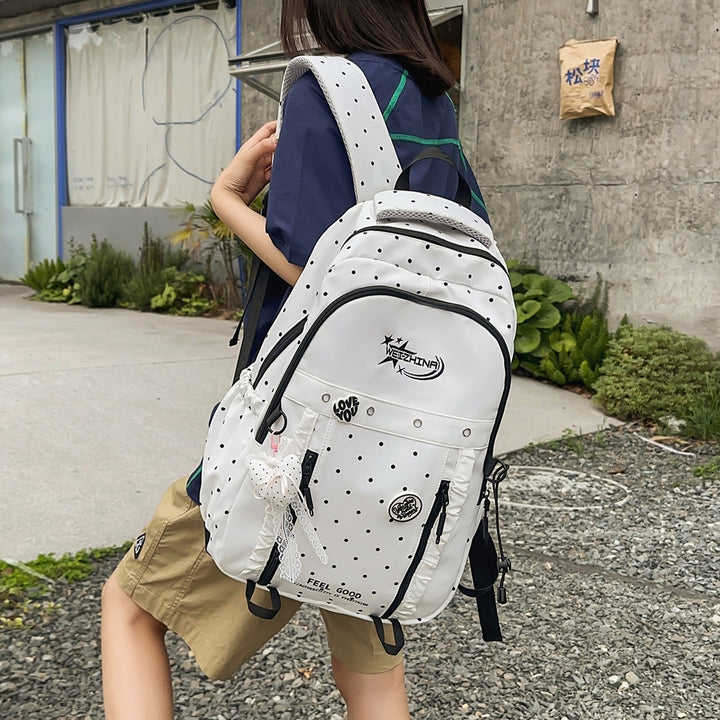 Stylish Dotted Backpack Kalsten