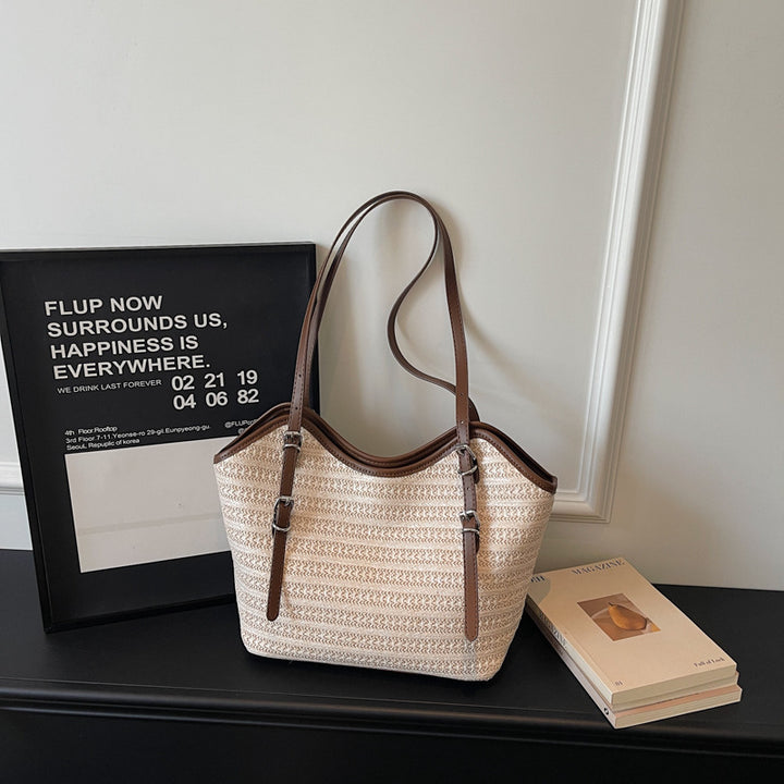 Stylish Straw Tote