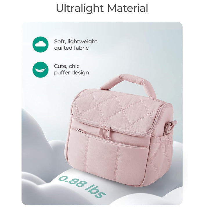 Quilted Insulated Lunch Bag