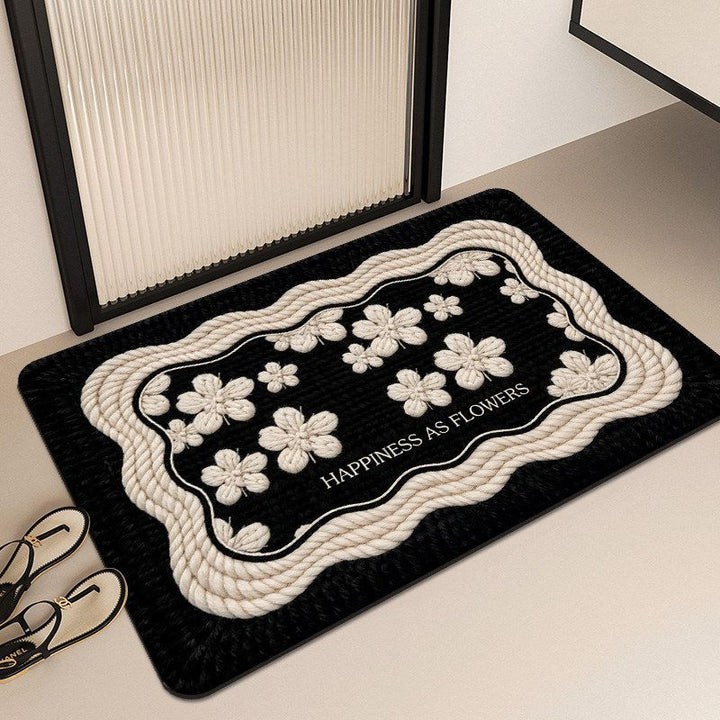 Decorative Butterfly-Themed Bath Mat Kalsten