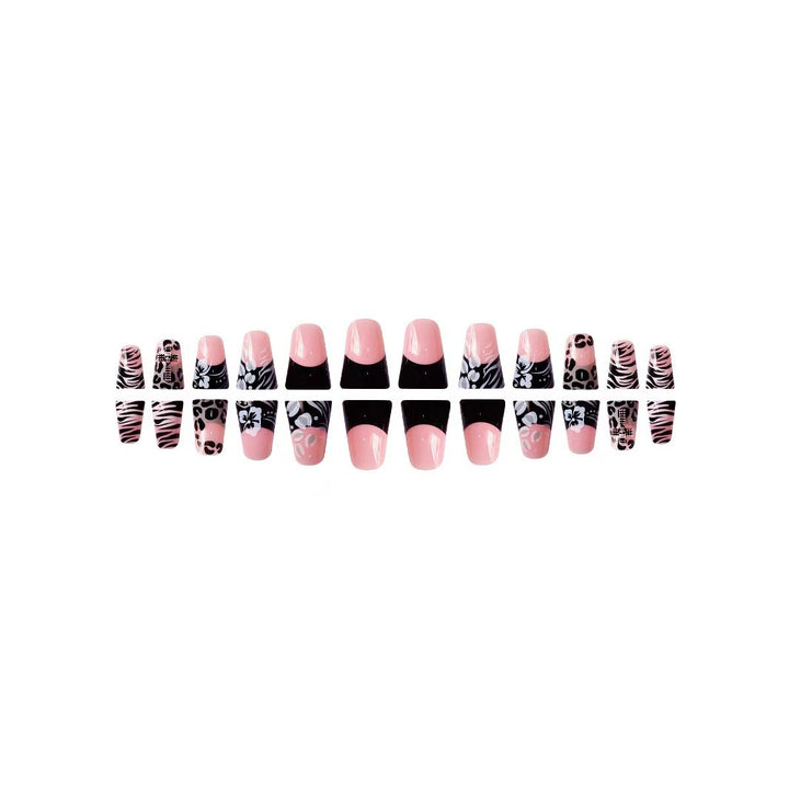 Artistic French Tip Press-On Nails Kalsten